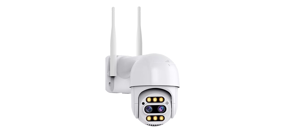 PTZ IP Camera 8X Zoom Dual Lens