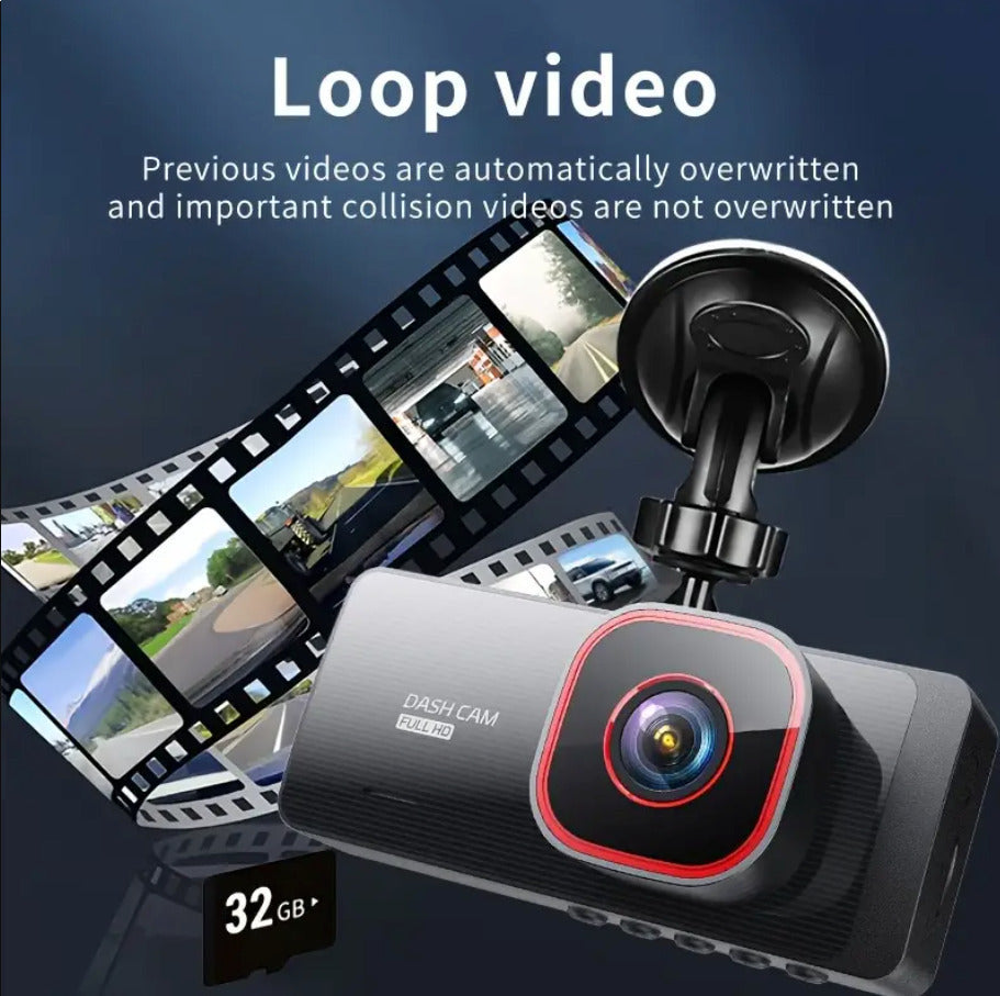 Dash Cam,  Full HD Dash Cam Front and Rear with Built-in WiFi
