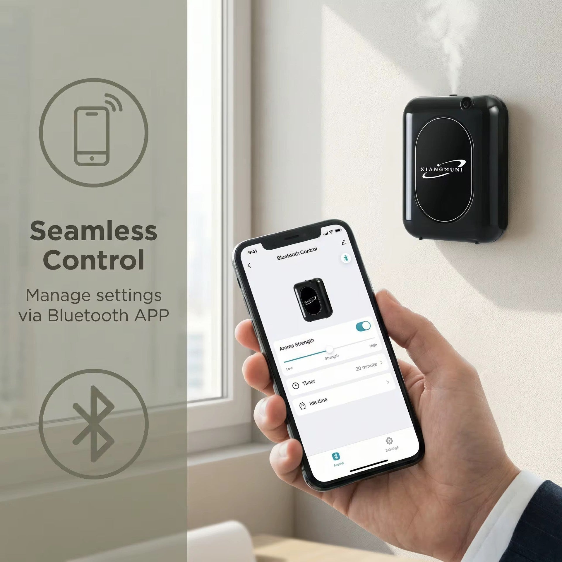 Smart portable Aroma diffuser machine