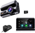 4G 2K+1080P Car Dash Cam DVR 2.0 IPS screen Rearview Camera