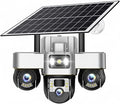 V380 Max 4G 10x  Digital Zoom 3 Lens 3 Screen 6MP Solar Powered CCTV