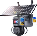 Eyevision Ubox 4g Security Camera Solar,6MP HD 12X Optical Zoom