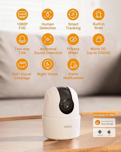 Imou 1080P - 2MP 360° Wifi Camera