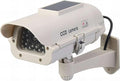 Silverline Dummy/ Fake  Solar-Powered CCTV Camera with LED Solar-Powered, Grey