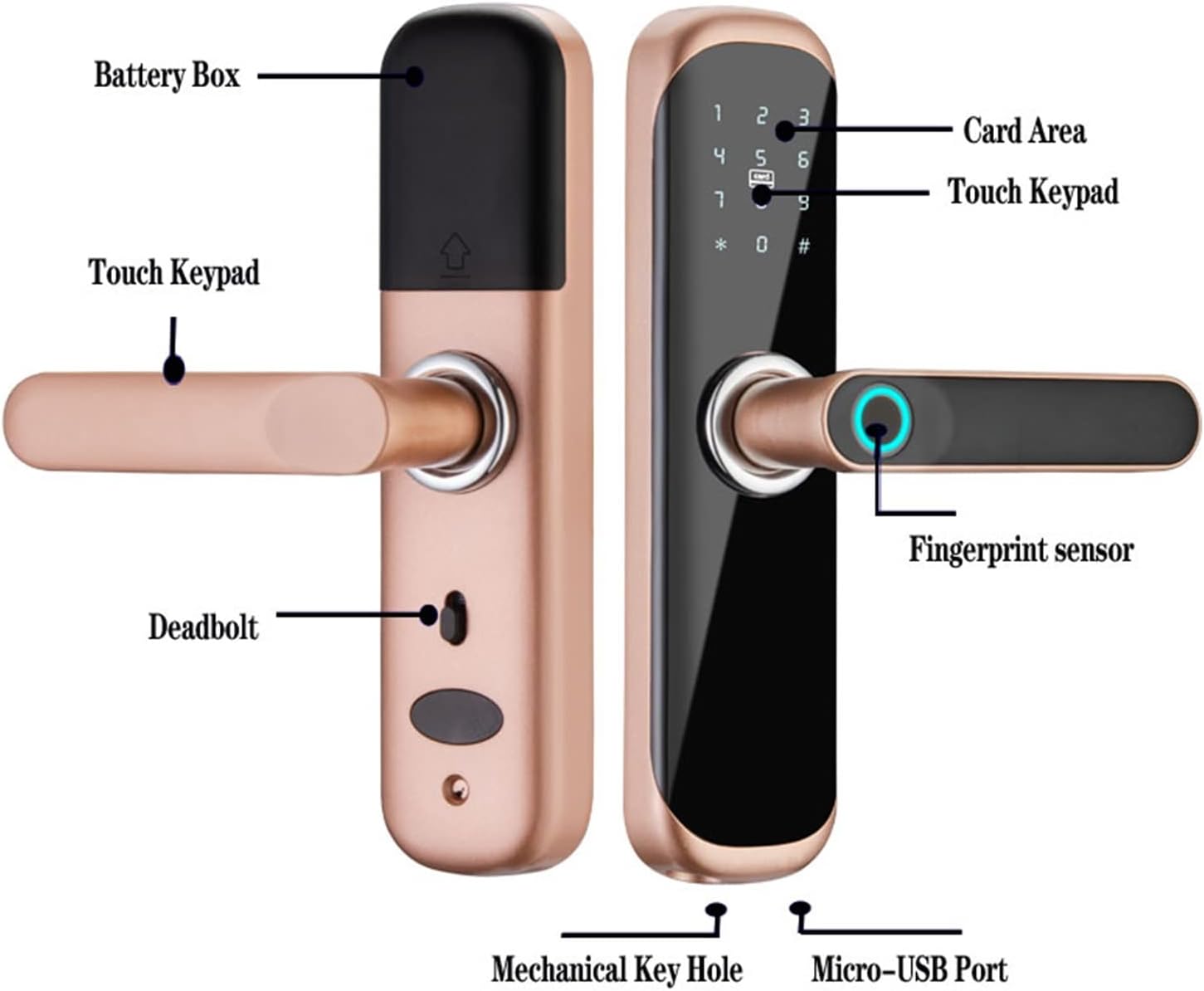 EYE VISION Smart WiFi Biometric Door Lock