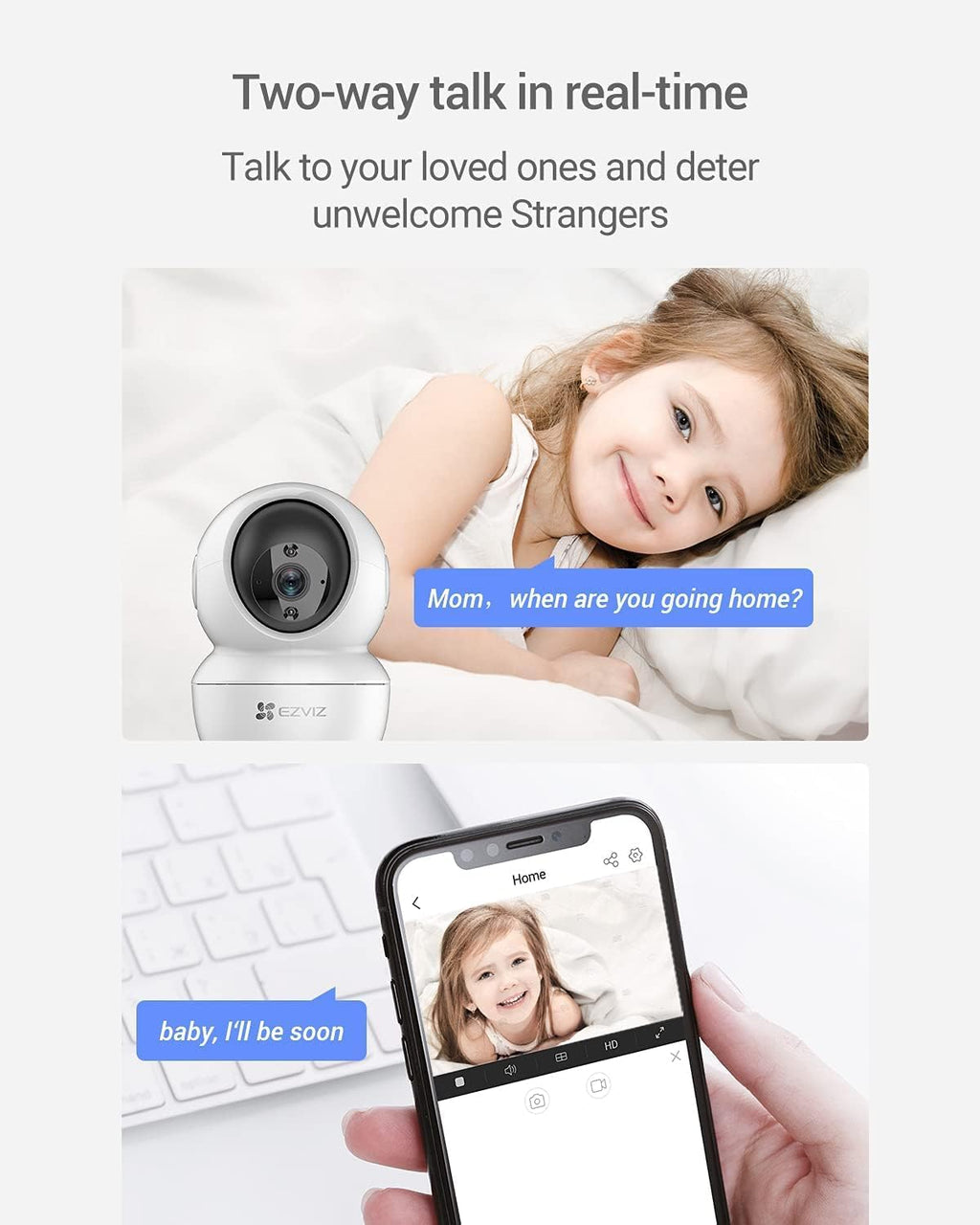 EZVIZ TY1 Pro 2K Smart Home Camera