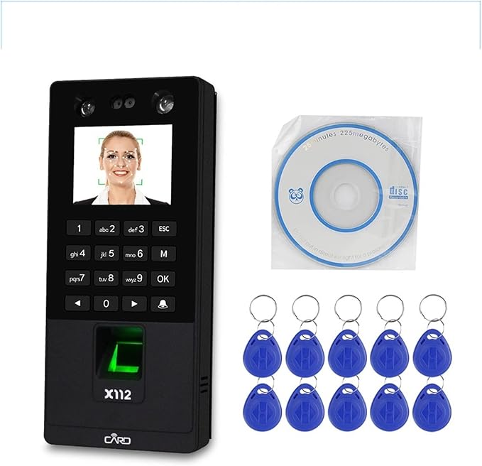 Electronic Equipment Biometric Facial Access Control Keypad System Fingerprint Time Attendance Machine