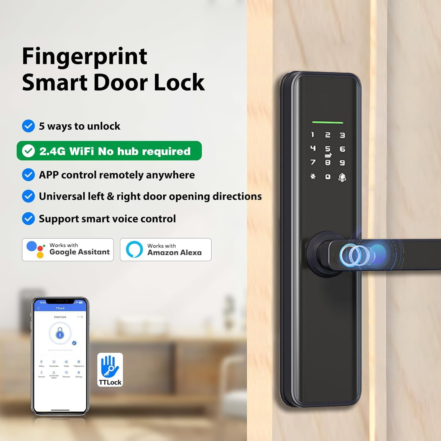 Smart Lock, TT Lock WiFi Version - UAE