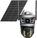 Eye Vision WIFI  8MP Dual Lens CCTV Camera for Home 360° Outdoor Security Camera with Solar Power