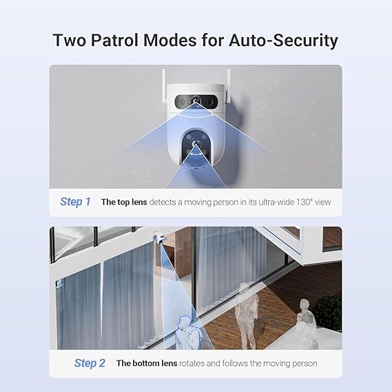 EZVIZ 3K Dual Lens Camera - H9c 3K