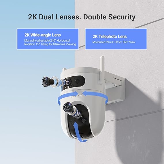 EZVIZ 3K Dual Lens Camera - H9c 3K