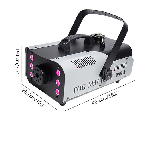 1500 Watt Fog Machine Indoor/Outdoor with Auto Mode and Wired Remote Control