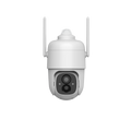 Home Security Cameras Wireless Outdoor, 2K Battery Powered Security Camera, 360° PTZ Camera with Spotlight, Siren