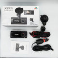 HD 3 lense car dash camera