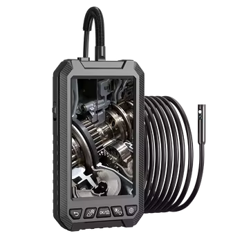 10M Endoscope Camera with Light, Triple Lens Industrial Borescope