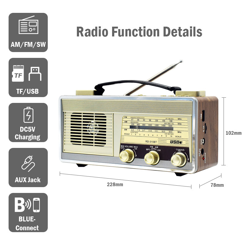 RDD MODEL RD-310BT