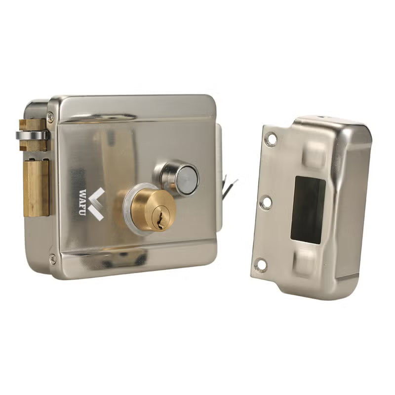 Smart Electric Door Lock Silver 18 x 11 x 8cm