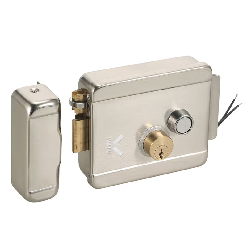 Smart Electric Door Lock Silver 18 x 11 x 8cm