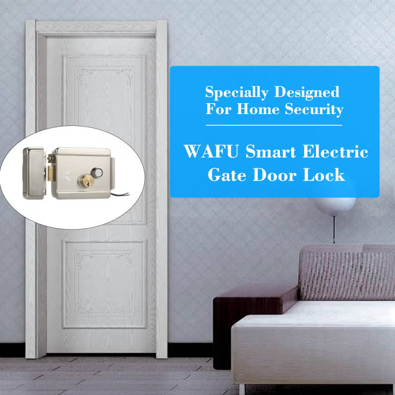 Smart Electric Door Lock Silver 18 x 11 x 8cm