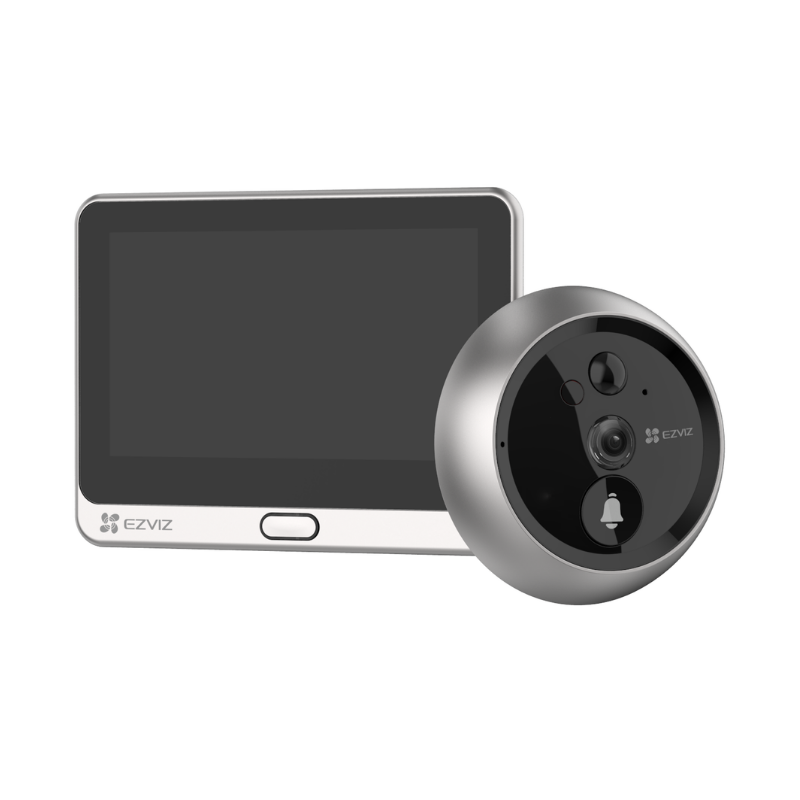 EZVIZ DP2 Wirefree Peephole Door Viewer Camera with Built in Doorbell