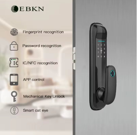 AA  Battery smart  Lock Door Smart Home Outdoor Door with mobile APP control