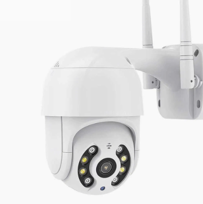 Outdoor Dual-Light Security Camera PTZ Tilt Zoom