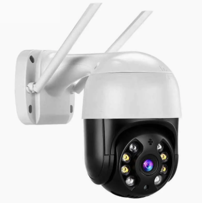 Outdoor Dual-Light Security Camera PTZ Tilt Zoom