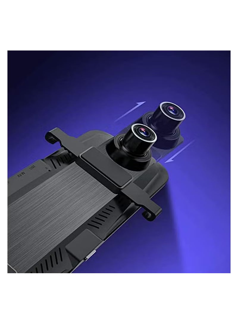 Car play Mirror Dash Cam 10 Inch Backup Camera  4K  Front and Rear Camera Full HD