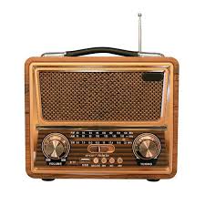 Portable Radio FM Retro - AM SM with Bluetooth Speaker