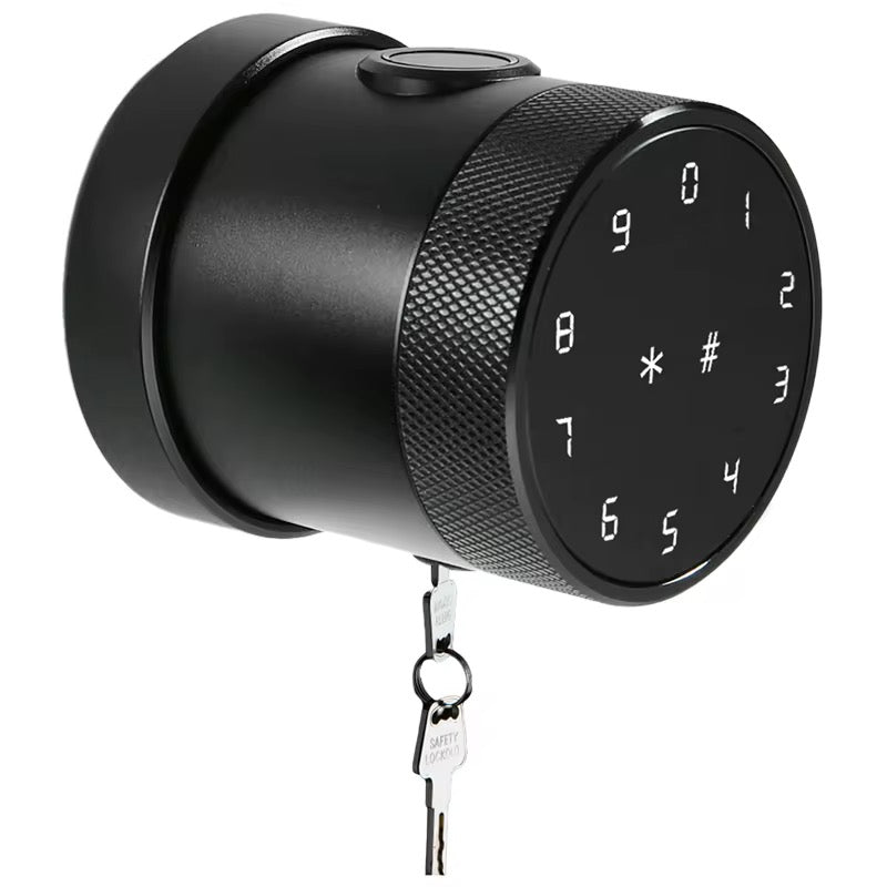 Smart Door Lock Fingerprint with Keypad Tuya App IC Card Mechanical Key for Glass/Aluminum Doors