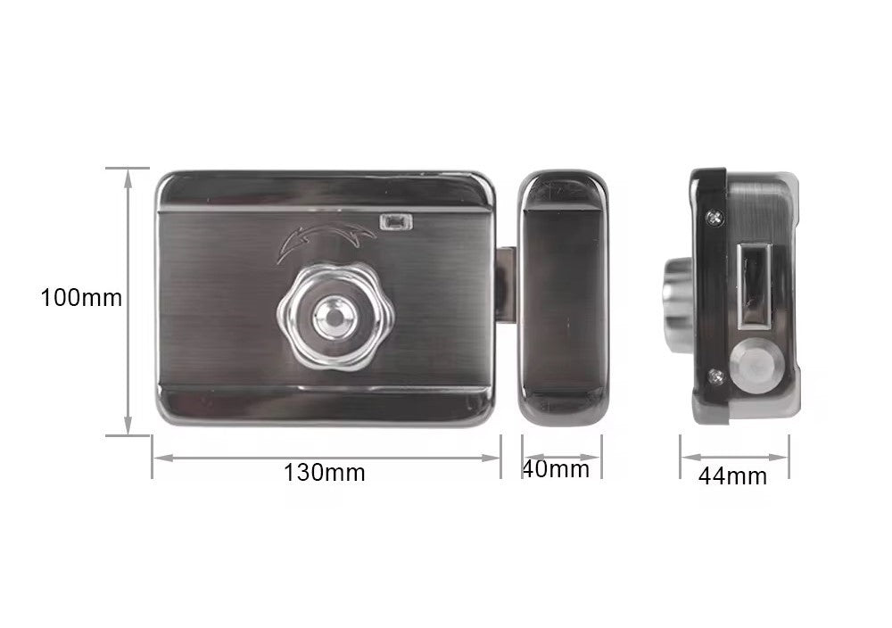 TUYA  WIFI APP Electric Rim lock smart digital key card password fingerprint gate rim