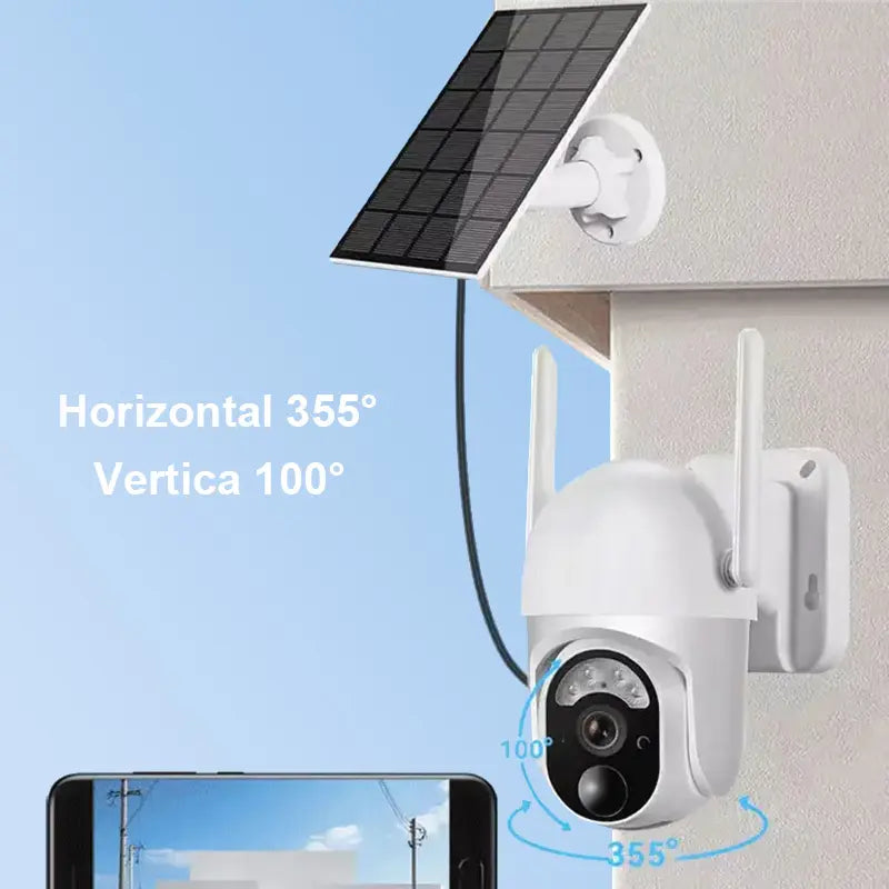 Eye Vision Ubox  Smart 4G Outdoor Solar Panel PTZ Camera