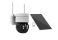 Ubox 4G WiFi Smart Outdoor 360 PTZ PIR 5MP Camera Solar Panel Powered CCTV